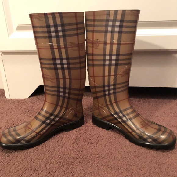 Burberry Rain Boots - Picture 2 of 3
